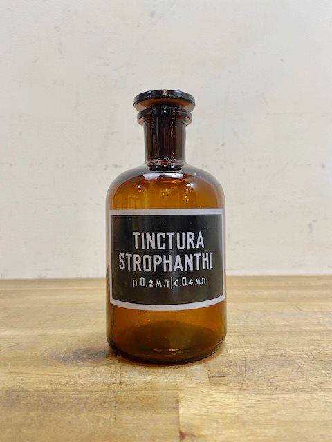 Vintage Medical Glass Bottle【B3613】