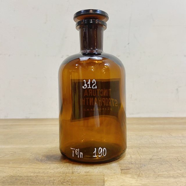 Vintage Medical Glass Bottle【B3613】 - 画像 (4)