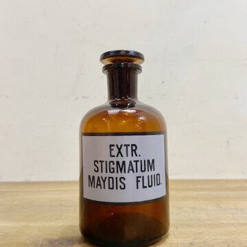 Vintage Medical Glass Bottle【B3612】