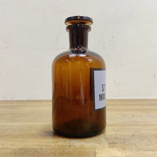 Vintage Medical Glass Bottle【B3612】 - 画像 (5)
