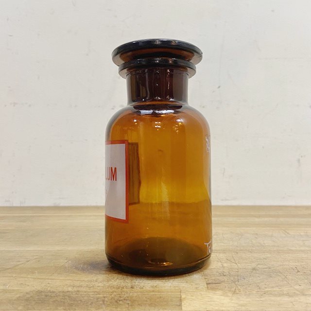 Vintage Medical Glass Bottle【B3611】 - 画像 (3)