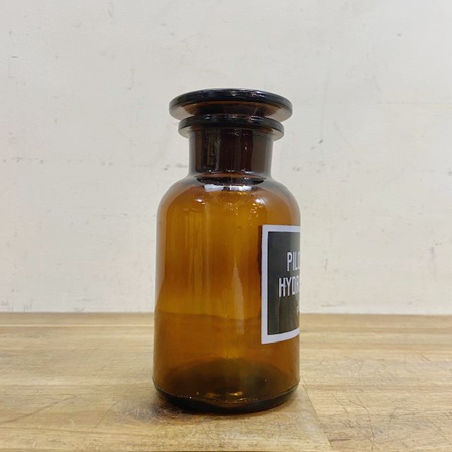 Vintage Medical Glass Bottle【B3615】 - 画像 (5)