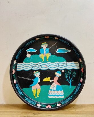 Vintage Metal Tray【B8158】