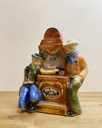 Vintage Ezra Brooks Decanter【B8170】