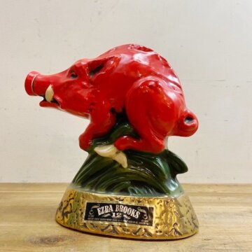 Vintage Ezra Brooks Decanter【B8173】