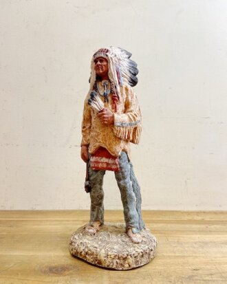 Vintage Native American Indian Statue【B8171】