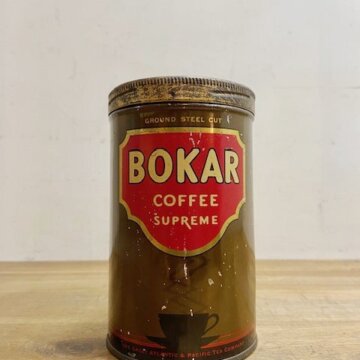 Vintage BoKar Coffee Tin 【B6966】