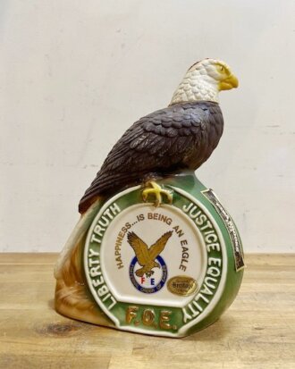 Vintage Ezra Brooks Decanter【B8255】