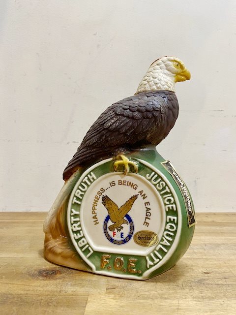 Vintage Ezra Brooks Decanter【B8255】