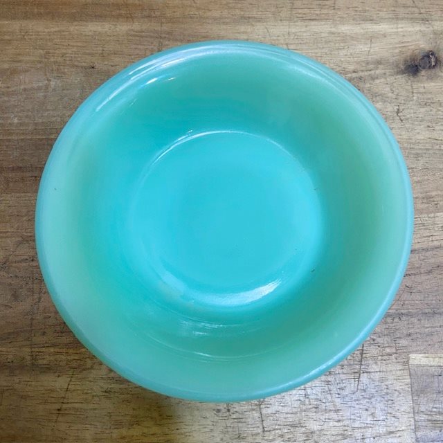 Fire King Jade-ite Fruit Bowl 【B8293】 - 画像 (5)