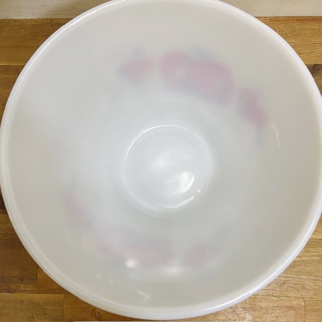 Fire King Apples and Cherries Mixing Bowl 【B8297】 - 画像 (8)