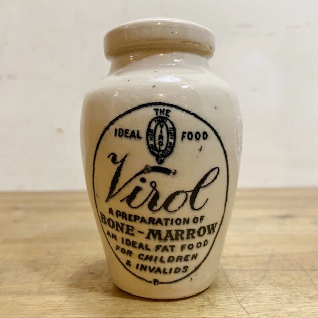 Antique Virol Stoneware Jar【B6412 】 - 画像 (6)