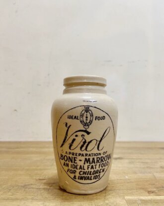 Antique Virol Stoneware Jar【B7197 】