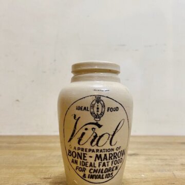 Antique Virol Stoneware Jar【B7197 】
