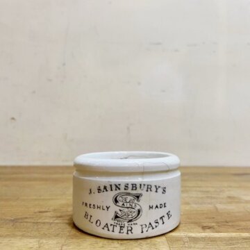Antique J.Sansbury Bloater Paste Pot 【B6416】