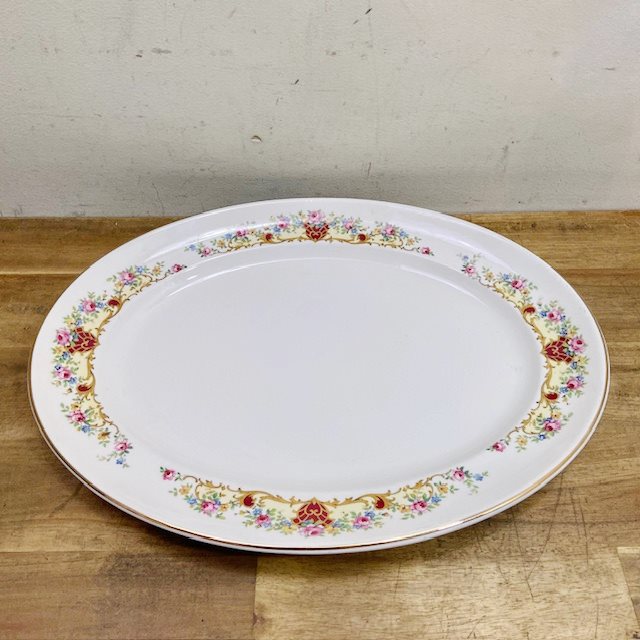 Vintage Homer Loughlin Oval Serving Platter【B8098】 - 画像 (4)