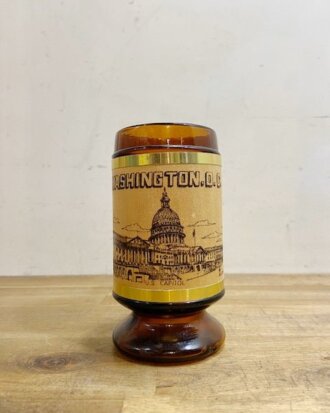 Vintage Washington D.C. Souvenir Glass【B5299】