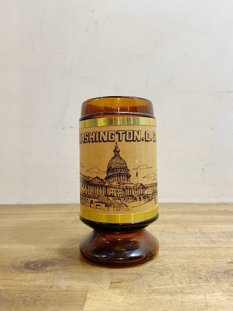 Vintage Washington D.C. Souvenir Glass【B5299】