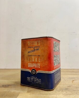 Dixon's Flake Graphite Vintage Tin 【B6190】