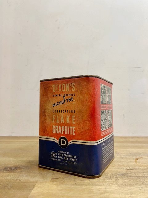Dixon's Flake Graphite Vintage Tin 【B6190】