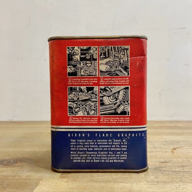 Dixon's Flake Graphite Vintage Tin 【B6190】 - 画像 (3)