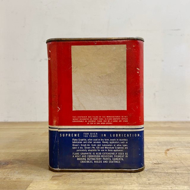 Dixon's Flake Graphite Vintage Tin 【B6190】 - 画像 (4)