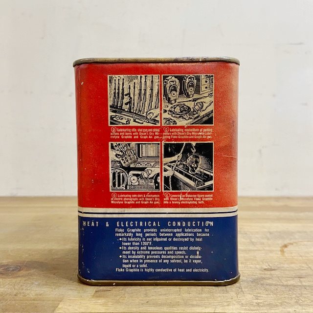 Dixon's Flake Graphite Vintage Tin 【B6190】 - 画像 (5)