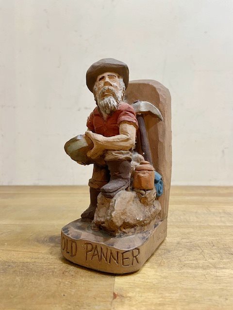 Vintage J.Vincent Studios Old Panner Figurine 【B5411】