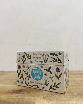 Vintage Metal Recipe Box 【B8654】