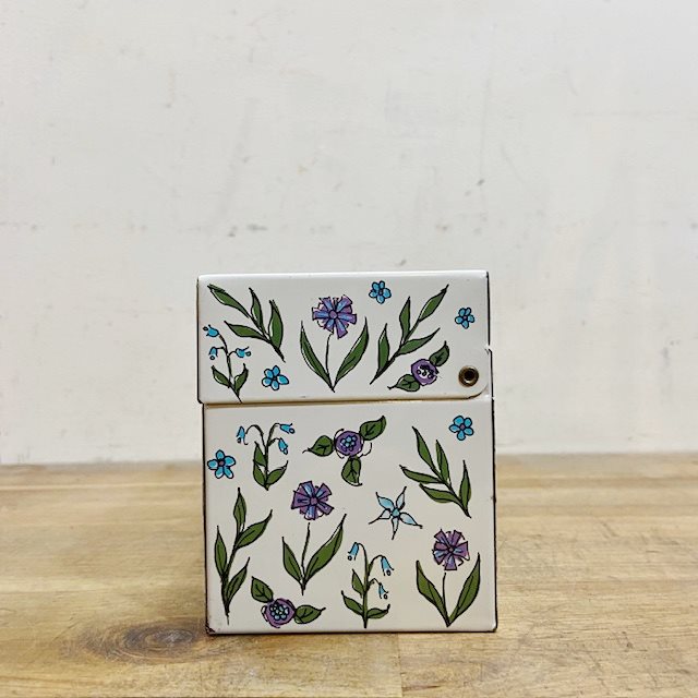Vintage Metal Recipe Box 【B8654】 - 画像 (3)