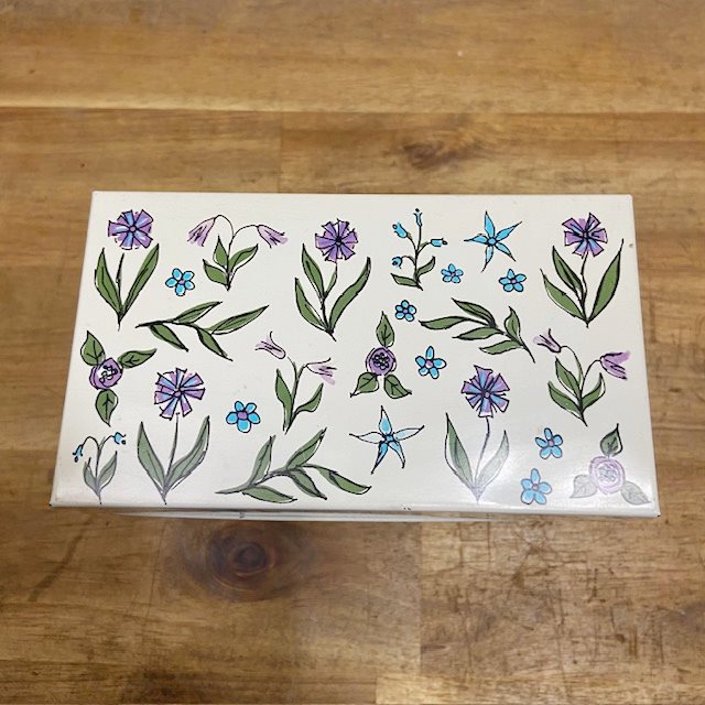 Vintage Metal Recipe Box 【B8654】 - 画像 (7)