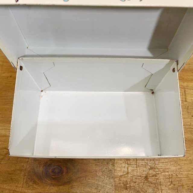 Vintage Metal Recipe Box 【B8654】 - 画像 (8)