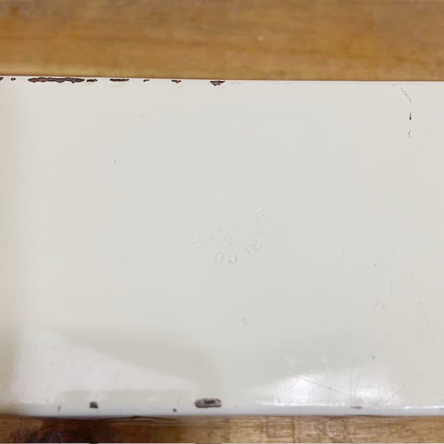 Vintage Metal Recipe Box 【B8654】 - 画像 (10)