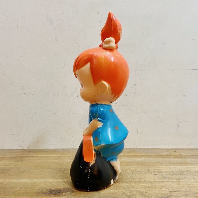 Vintage Hanna Barbera Flintstone Pebbles Coin Bank【B8895】 - 画像 (3)