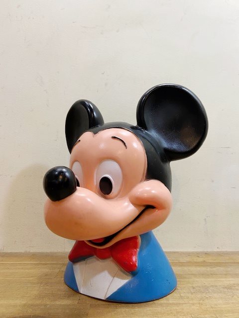 Vintage Mickey Mouse Head Bank【B8767】