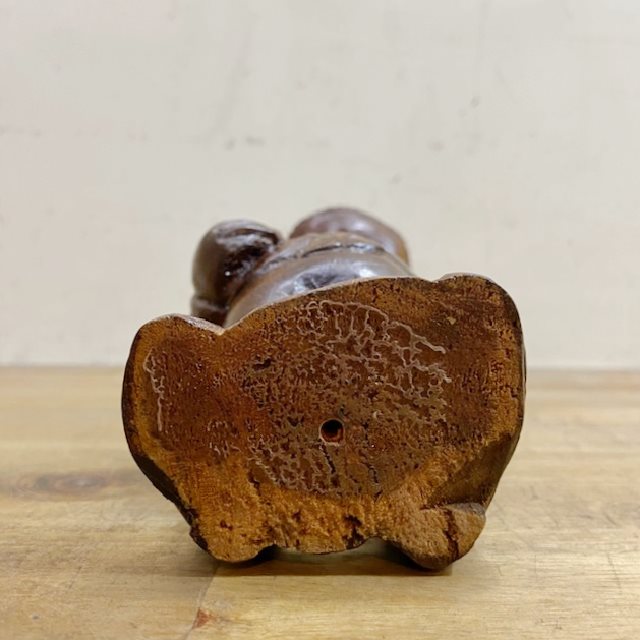 Vintage Hand Carved Wood Figurine 【B9754】 - 画像 (8)