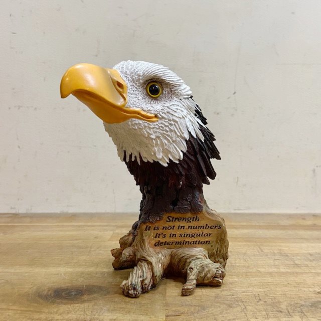 Vintage Eagle Head Figurine【B9684】 - 画像 (2)