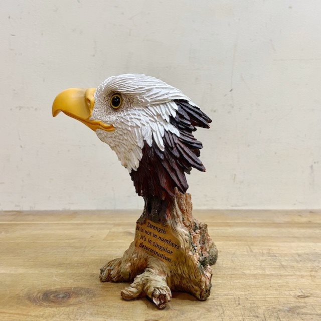 Vintage Eagle Head Figurine【B9684】 - 画像 (3)
